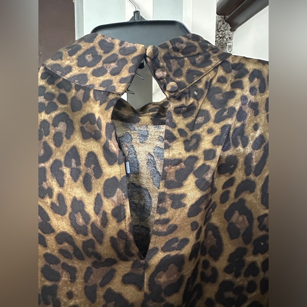 Zara Leopard Print Blouse and Skirt Set - Picture 4 of 8